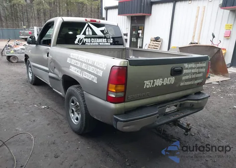 2002 GMC Sierra 1500 Sl из США, поврежденный, VIN 1GTEC14V02Z330082